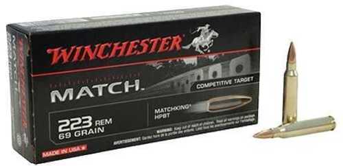 223 Rem 69 Grain Hollow Point 20 Rounds Winchester Ammunition 223 Remington