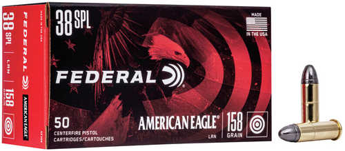 38 Special 158 Grain Lead 50 Rounds Federal Ammunition