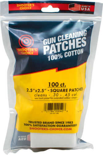 100 2.5 X 2.5 INCH SQUARE PATCHES