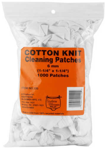 Southern Bloomer 120 Cleaning Patches 6mm Cotton 1000 Per Pack