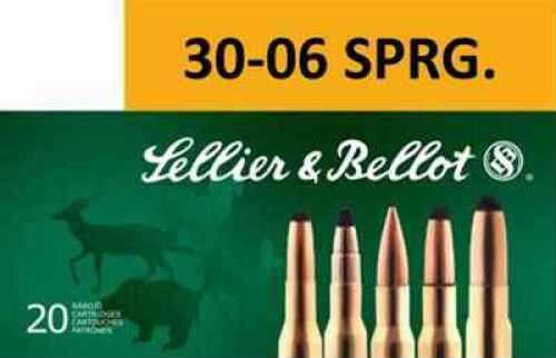 30-06 Springfield 180 Grain Soft Point 20 Rounds Sellier & Bellot Ammunition