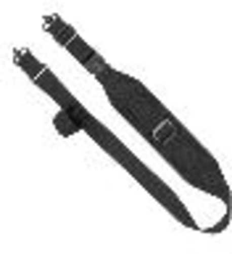 Grovtec US Inc GTSL133 QS Heavy Gunner Sling With 1.50" Push Button Swivels 3" W Adjustable Black For Rifle/Shotgun