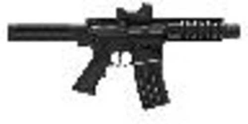 Crosman CFAA4PX Full Auto Co2 177 BB 25Rd Overall Black With Pistol Brace Stock Includes Red Dot