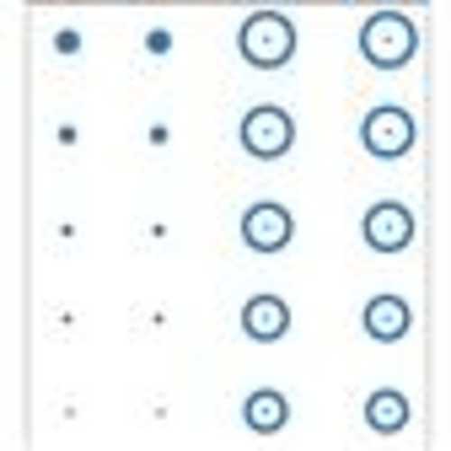 Gunstar Pro Series Chubbie Reticle Set Blue