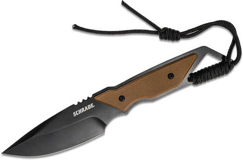 Schrade Fixed 4 in Drop Point Blade GFN Handle