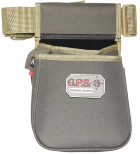 GPS CONTOURD DOUBLE SHELL POUCH GRN
