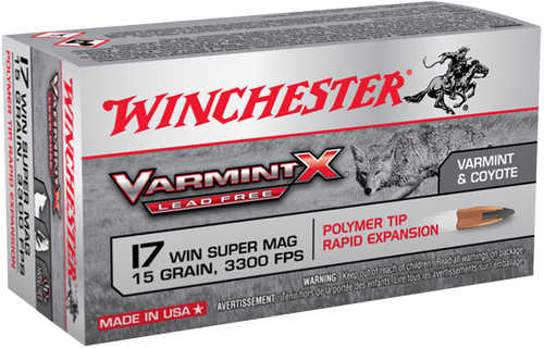 17 Win Super Mag 15 Grain Ballistic Tip 50 Rounds Winchester Ammunition