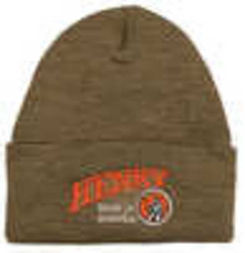 Henry Winter Cap Knit Taupe/Orange Beanie OSFA