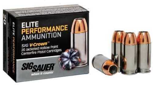 45 ACP 200 Grain Jacketed Hollow Point Rounds Sig Sauer Ammunition