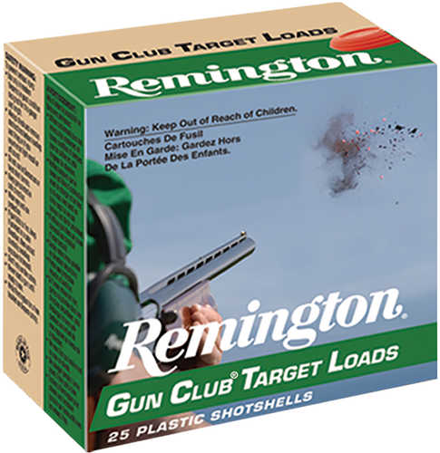 20 Gauge 2-3/4" Lead #8  7/8 oz 25 Rounds Remington Shotgun Ammunition
