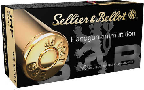 45 Colt 230 Grain Jacketed Hollow Point 50 Rounds Sellier & Bellot Ammunition