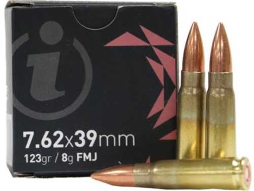 7.62 x39 123 Grain FMJ 15 Rounds IGMAN Ammunition