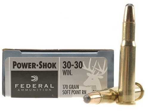 30-30 Win 170 Grain Soft Point 20 Rounds Federal Ammunition Winchester