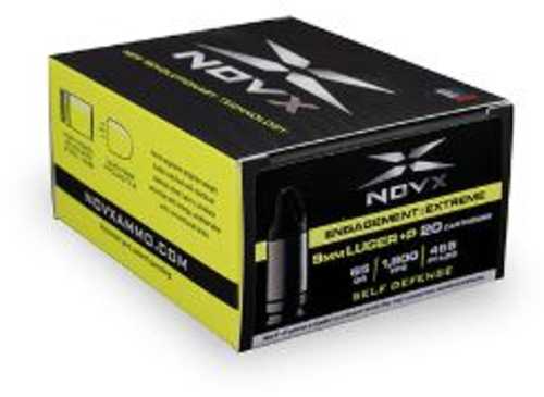 9mm Luger 65 Grain FMJ 20 Rounds NovX Ammunition