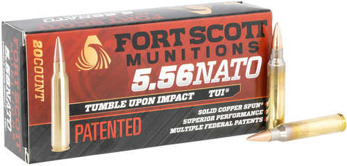 5.56mm Nato 62 Grain FMJ 20 Rounds Fort Scott Munitions Ammunition