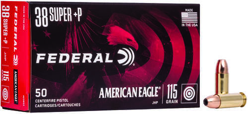 38 Super Automatic 115 Grain Hollow Point 20 Rounds Federal Ammunition