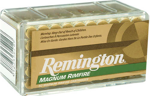 Remington RimFire Magnum 22 Mag 40 gr Pointed Soft Point Ammo 50 Round Box