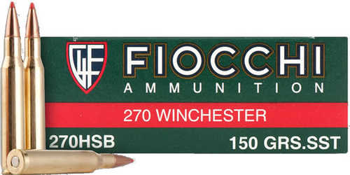 270 Win 150 Grain SST 20 Rounds Fiocchi Ammunition 270 Winchester
