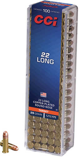 22 Long 29 Grain Round Nose 100 Rounds CCI Ammunition