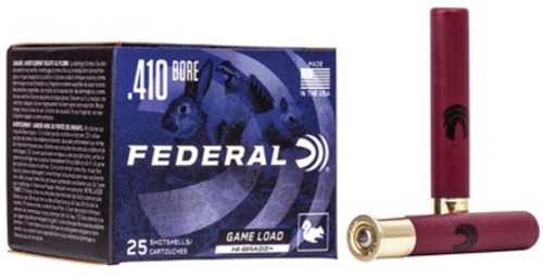 410 Gauge 3" Lead #6  11/16 oz 25 Rounds Federal Shotgun Ammunition