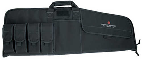 Raptor 36" Black Polyester For Tactical Rifle, 4 Mag Pouch