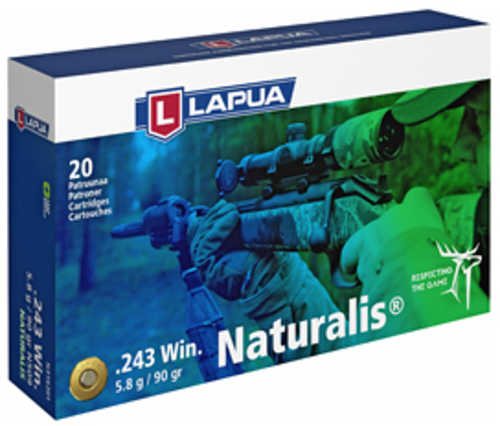 243 Win 90 Grain FMJ 20 Rounds Lapua Ammunition 243 Winchester