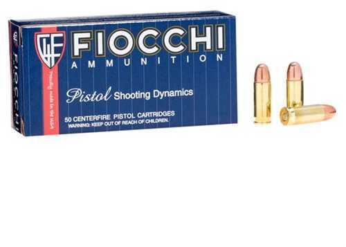 38 Super Automatic 129 Grain Full Metal Jacket 50 Rounds Fiocchi Ammunition