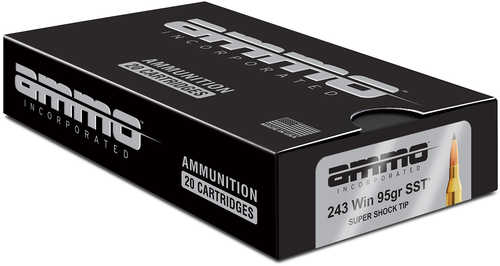 Ammo Inc Signature 243 Winchester 95 Grain SST 20 Per Box