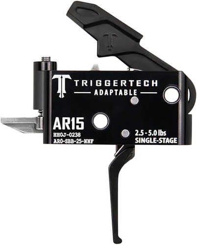 TriggerTech AR0SBB25NNF Adaptable Flat Single-Stage 2.5-5.0 Lbs Adjustable For AR-15