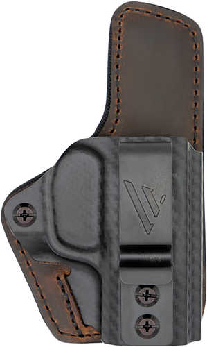 Versacarry Cfc211G43 Comfort Flex Custom IWB Brown Polymer Belt Clip Fits Glock 43 Right Hand