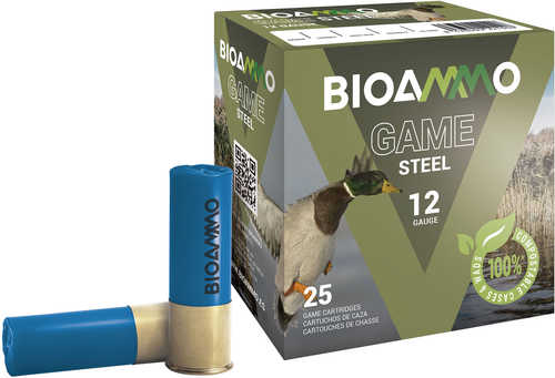 Bioammo BLS2830 Steel Game 12Gauge 2.75" 1oz 3Shot 25 Per Box/10 Case