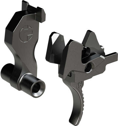 Hiperfire XAKM1 Xtreme AK Mark-1 Single-Stage Curved Trigger With 2 Lbs Draw Weight & Black Maganese Phosphate Finish Fo