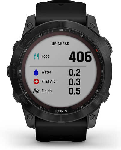 Garmin 010-02541-14 Fenix 7x Sapphire Edition Fitness Tracker Mineral Blue/whitestone 51mm Solar Compatible With Iphone/