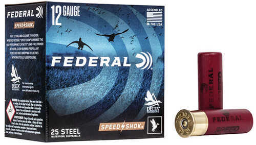 12 Gauge 3" Speed-Shok #2  1-1/4 oz 25 Rounds Federal Shotgun Ammunition