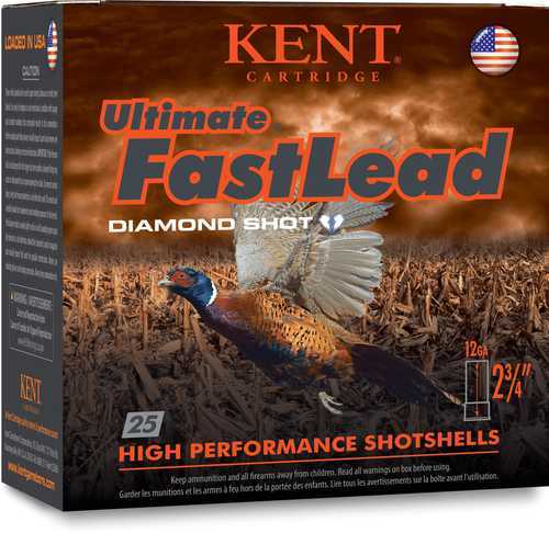 Kent Ultimate Fast Lead Upland Load 12 ga. 2.75 in. 1 1/4 oz. 7.5 Shot 25 rd. Model: K122UFL36-7.5