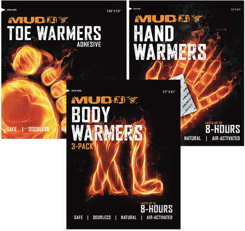 Muddy Warmer Variety Pack "Hand Model:  XL Body 6 ct."