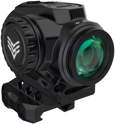 Swampfox Optics Raider 1x Red BRC Reticle Micro Prism Sight Black