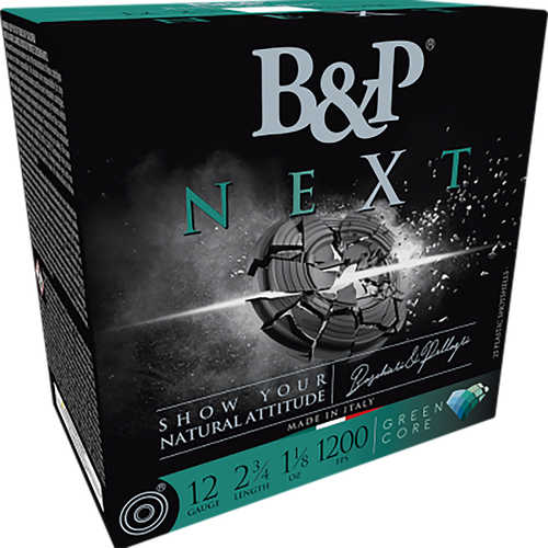 B&P Ammunition 12B18NX8 Next 12 Gauge 2.75" 1 1/8 Oz 8 Shot 25 Per Box/ 10 Case