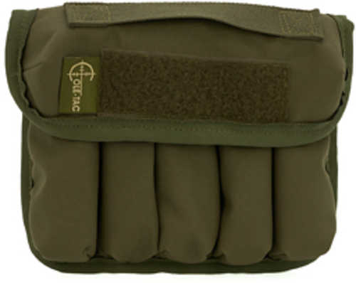 Cole-TAC Can Caddy Mini 500 Denier Nylon 6.5"x7.5"x2.0"  Ranger Green 5 Slots for Suppressor Storage CD205