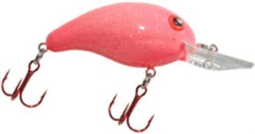 Bandit Crappie Crankbait 1/4 Pink/Silvere Spark Craw Md#: 300-D50