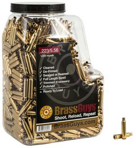 5.56 Nato / 223 Rem Brass Remanufactured 500 Pcs Retail Jug