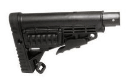 Ema Tactical AR-15 Stock Collapsible With Tube ASSY Black