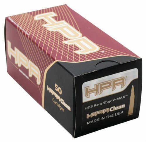 223 Rem 75 Grain Hollow Point 50 Rounds HPR Ammunition 223 Remington