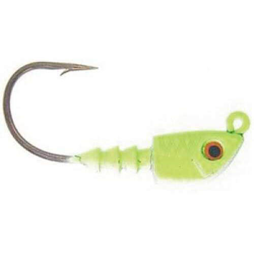 Bass Assassin Jighead 1/4Oz 18Pk Chartreuse Flash Md#: JA07105