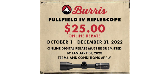 Burris Fullfield IV Riflescope $25 Online Rebate