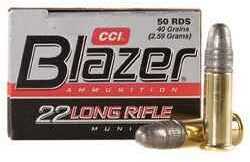 22 Long Rifle 40 Grain Lead 50 Rounds CCI Ammunition