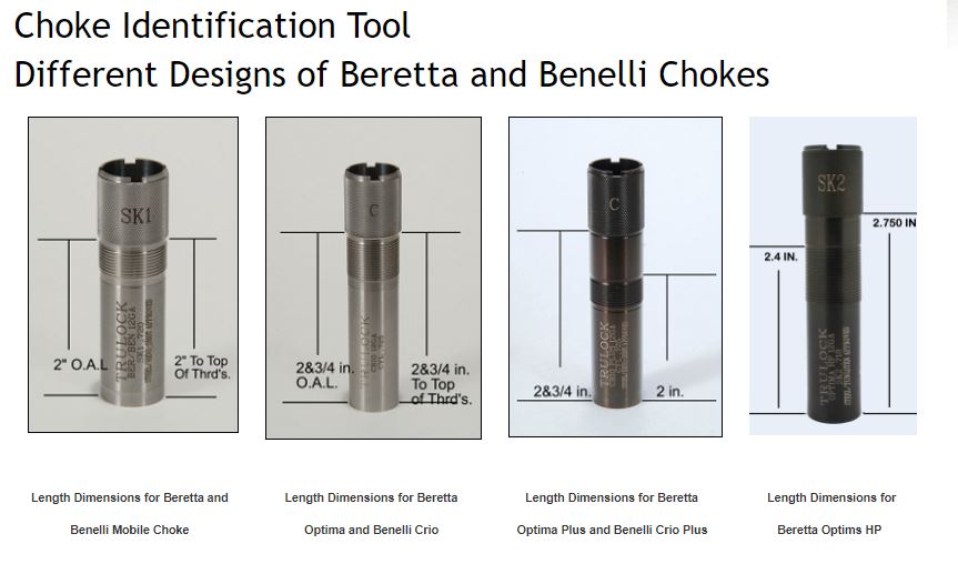 Beretta/Benelli Pattern Plus 12 Gauge Full Choke Tube Trulock Md: PPB12695 Exit Dia: .695