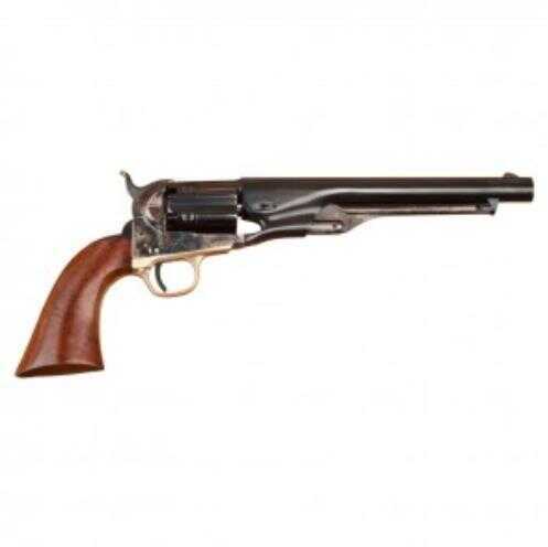 Cimarron CA041 1860 Army Cut For Stock .44 Cal 6 Shot, 8" Blued Round Steel Barrel, Blued Engraved/Fluted Cylinder, Colo