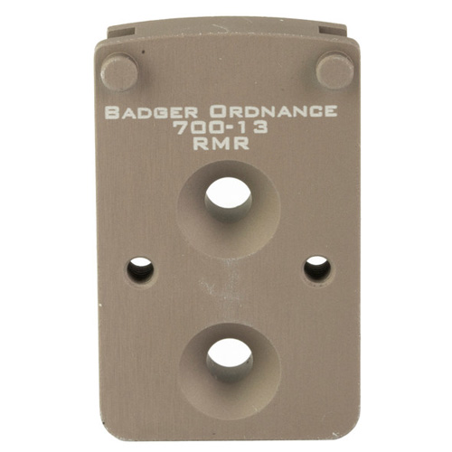 Badger Ordnance Condition One 12 O'Clock Top Optical Platform Trijicon RMR Mount Tan