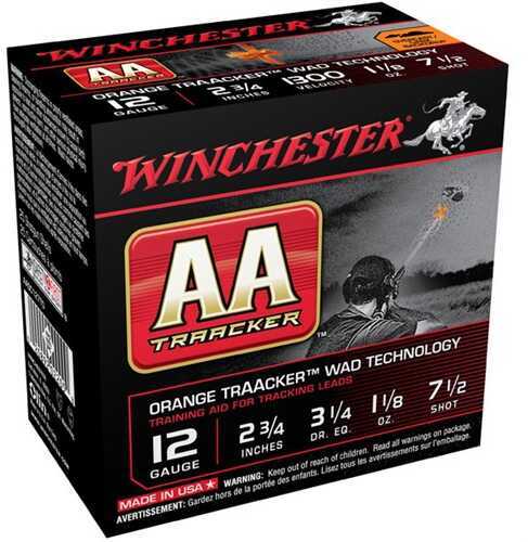 12 Gauge 2-3/4" Lead 7-1/2  1-1/8 oz 25 Rounds Winchester Shotgun Ammunition